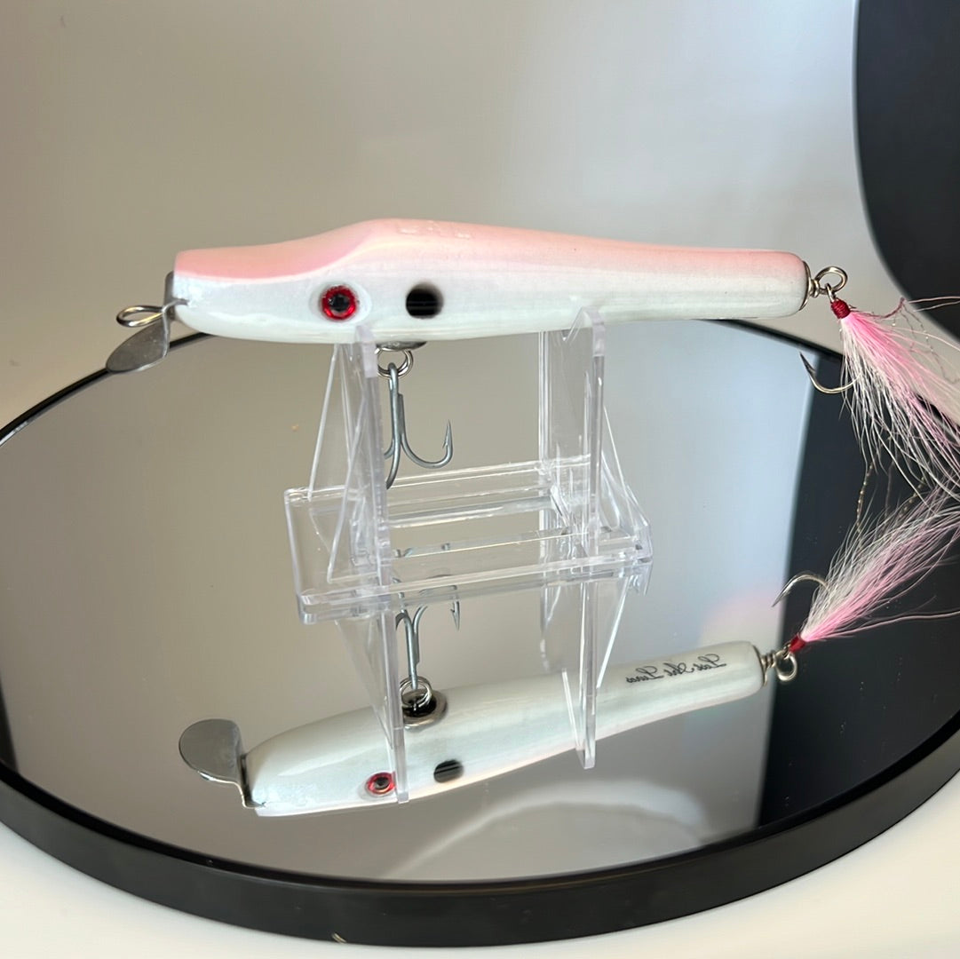 metal lip, stainless steel, bass, pike, musky, striper, fishing, wood, lure, custom, bait, pickerel, snook, vmc, spro, swivel, split ring, crappie, freshwater, saltwater, adventure, cedar, reclaimed, creek chub, finesse, fish, redfish, drum, multi species, angler, fisherman