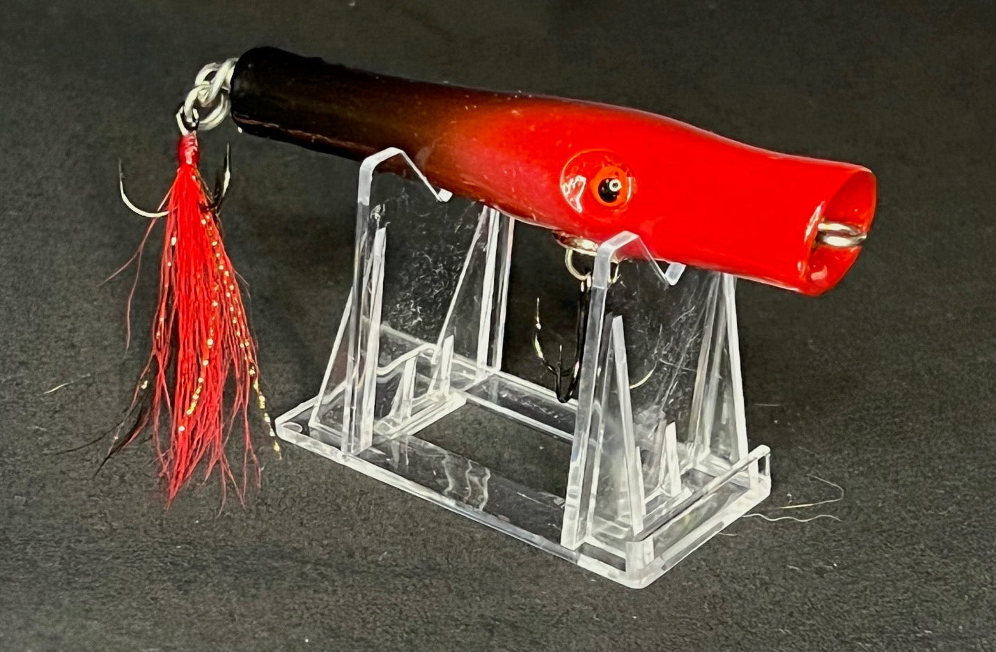 metal lip, stainless steel, bass, pike, musky, striper, fishing, wood, lure, custom, bait, pickerel, snook, vmc, spro, swivel, split ring, crappie, freshwater, saltwater, adventure, cedar, reclaimed, creek chub, finesse, fish, redfish, drum, multi species, angler, fisherman, red, black, tail, eye, treble, popper