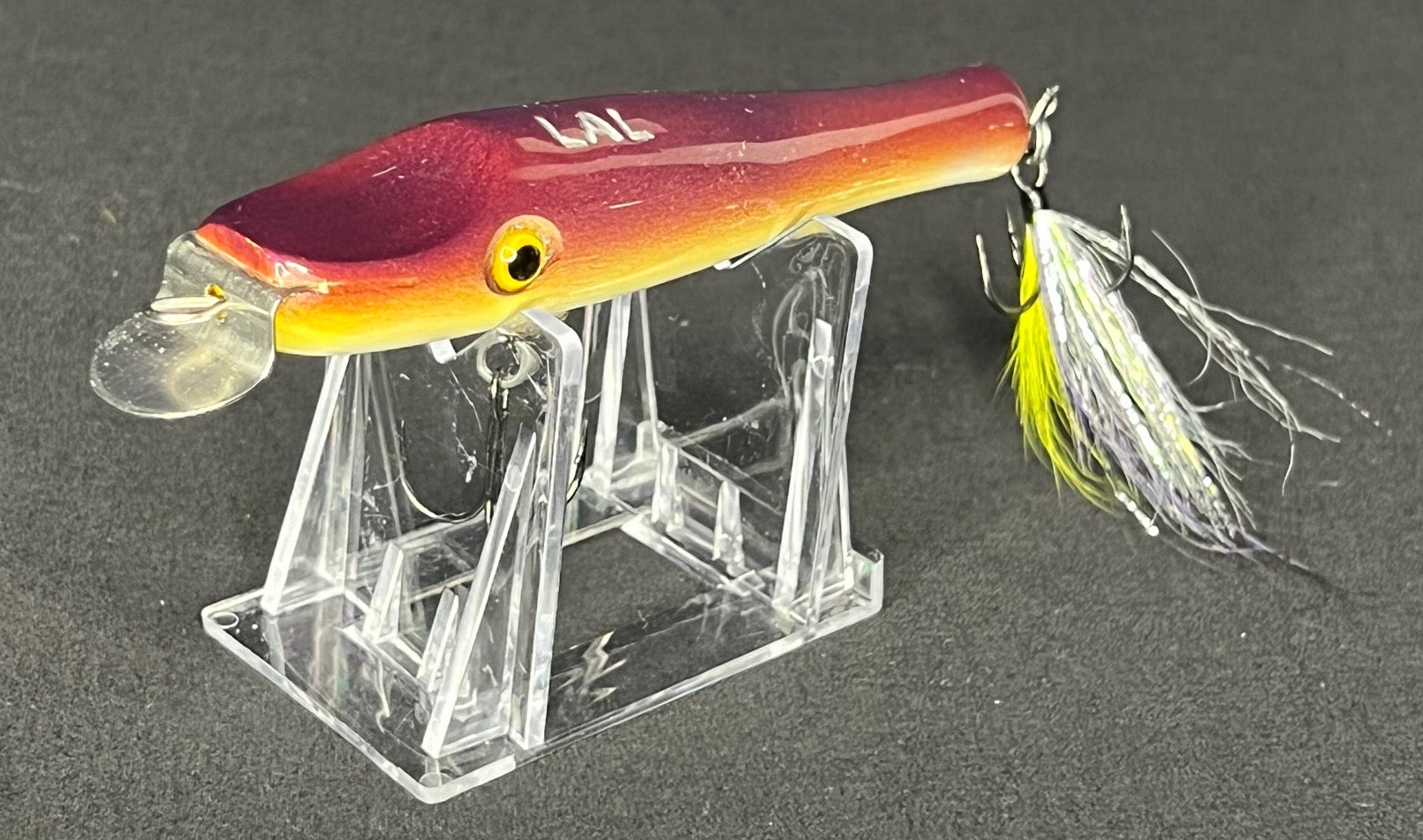 metal lip, stainless steel, bass, pike, musky, striper, fishing, wood, lure, custom, bait, pickerel, snook, vmc, spro, swivel, split ring, crappie, freshwater, saltwater, adventure, cedar, reclaimed, creek chub, finesse, fish, redfish, drum, multi species, angler, fisherman, purple, brown, shad, paint, tail